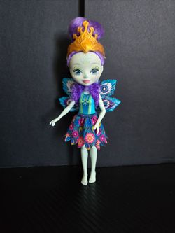 Mattel - 2016 Enchantimals - 6” Patter Peacock Doll - Purple Hair