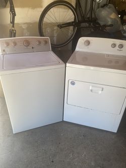 Washer And Dryer $50 A Piece Or Best Offer The Door On The Dryer Is Loose That’s Why It’s Going For that price