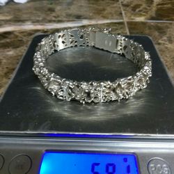 Custom Sterling Silver Bracelet 
