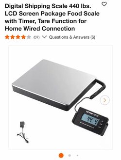 VEVOR Digital Shipping Scale 440 lbs