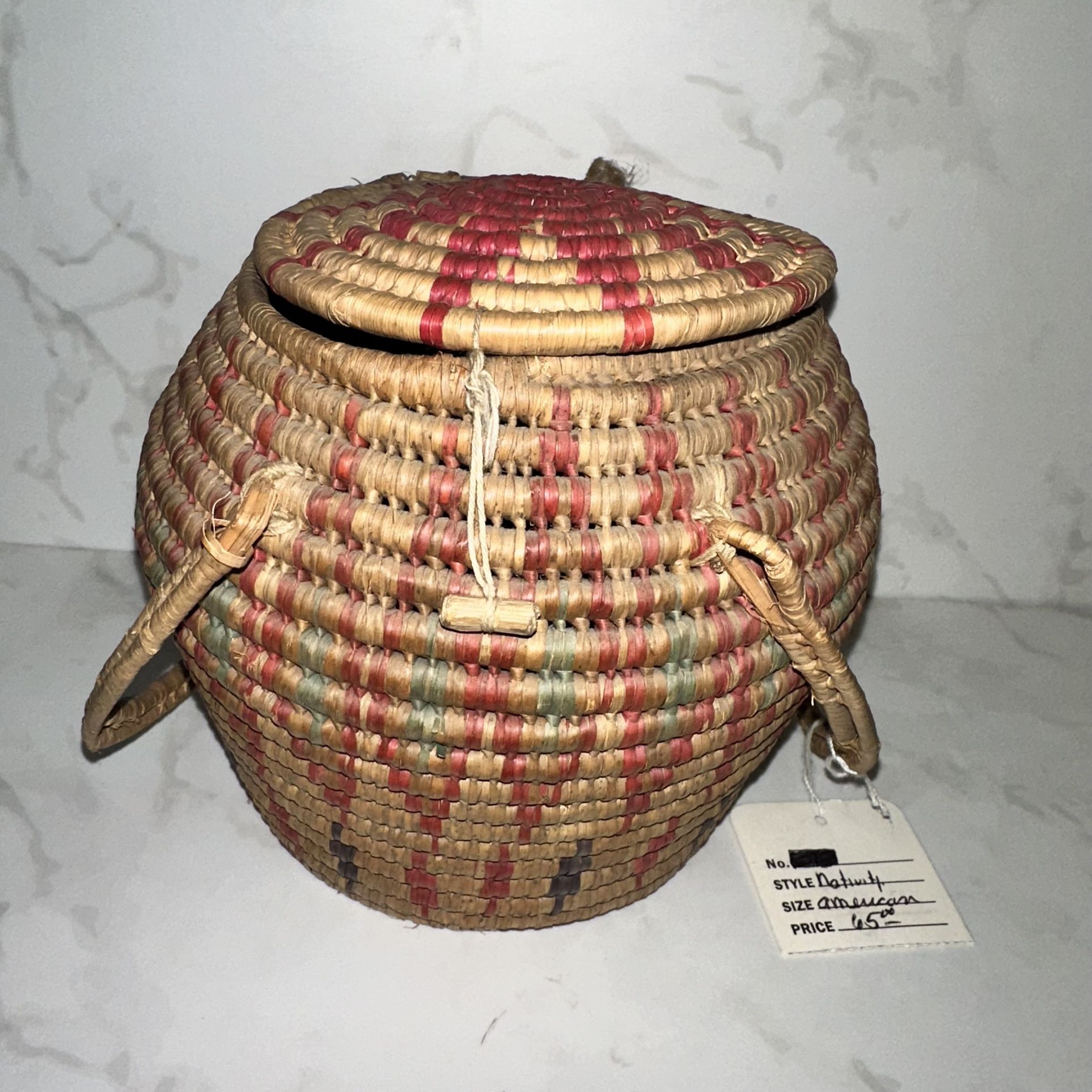 Vintage Weaved Basket