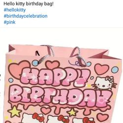 Hello Kitty Birthday Bag 