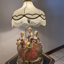 Large Vintage Victorian Style Lamp