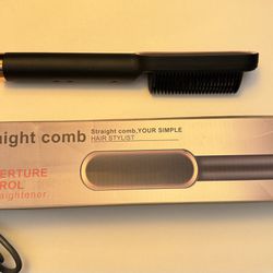 Hair Straightener Electric  Brush 