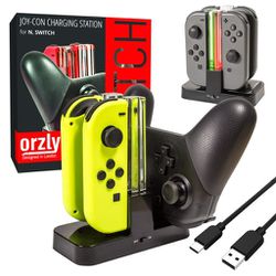 Orzly Ultimate Charge Station for Nintendo Switch & OLED