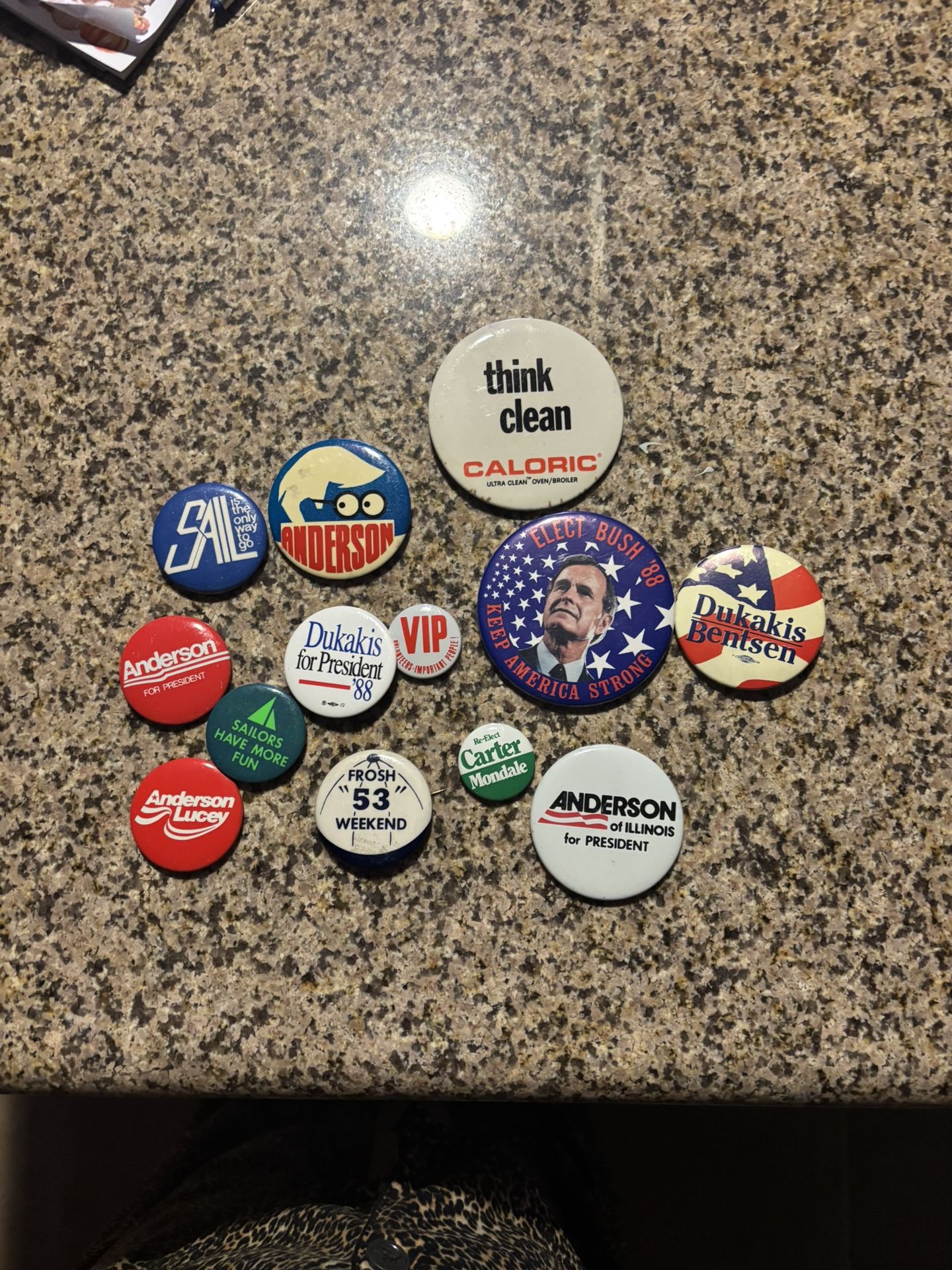Vintage Political Campaign Buttons – 1950s–1980s Lot