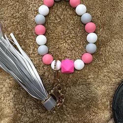 Handmade beaded keychains