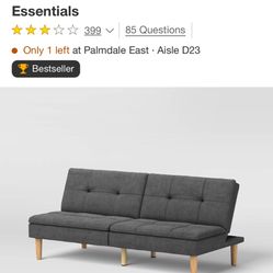 couch bed sofa from target grey 