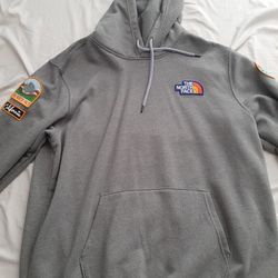 Grey North Face Hoodie