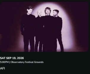 AFI sold out show 9.19.26
