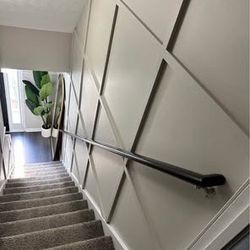 Gently used Two WOOD HANDRAILS (pickup Norcross) OBO