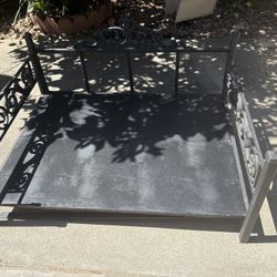 Iron Dog Bed