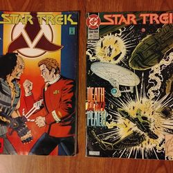 Two Star Trek Comics Magazines 