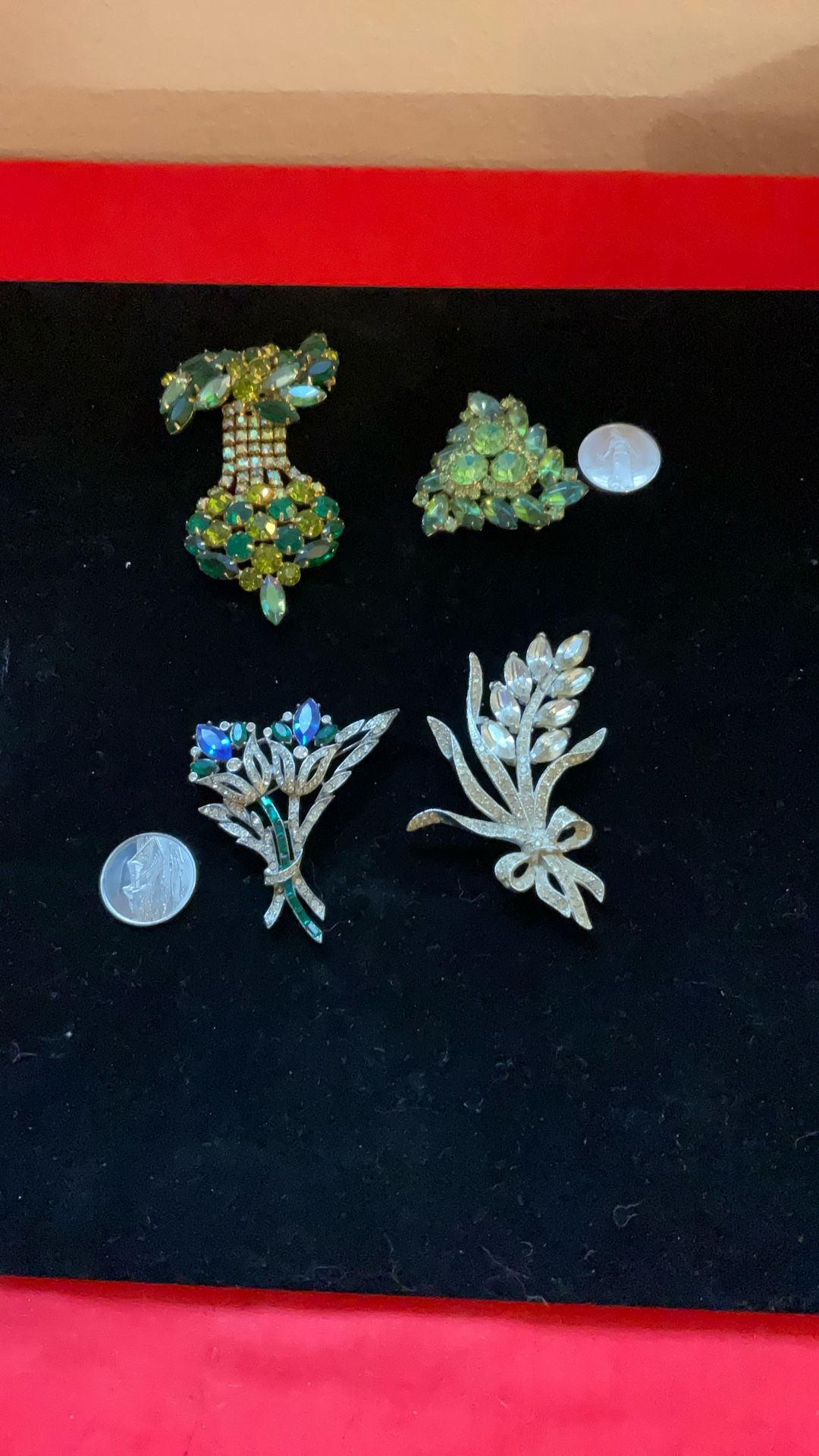 Rhinestone Broaches