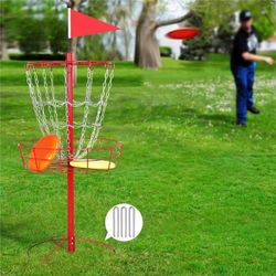 Golf Goal Basket 12-Chain,red