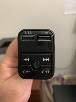 Wireless Bluetooth Car kit handsfree talk MP3 player fm transmitter dual car charger