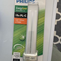 Philips 18w PL-C CFL lightbulbs 