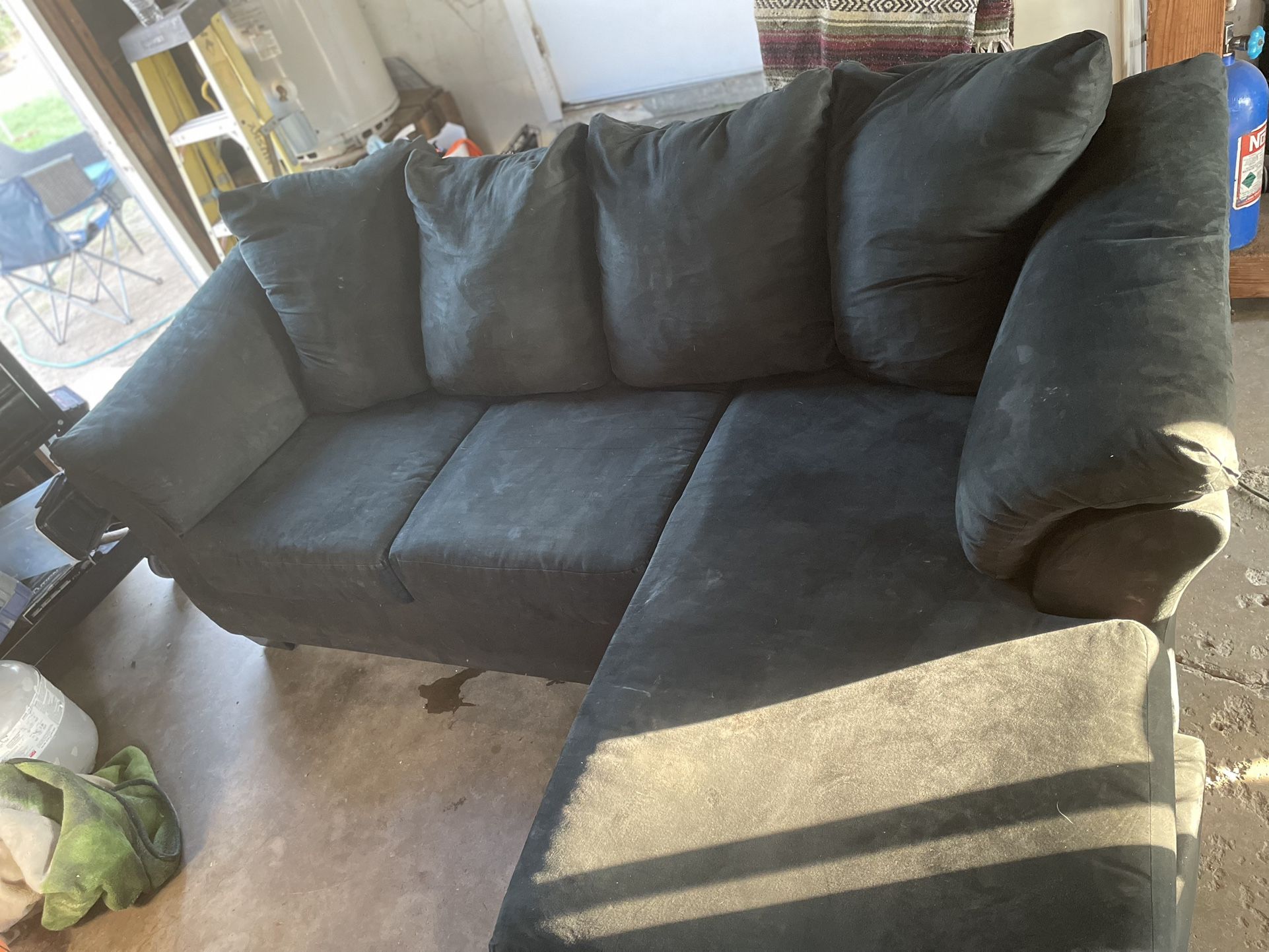 Black L Couch