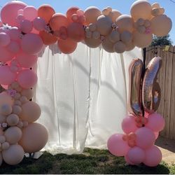 Backdrops And Balloon Garlands 