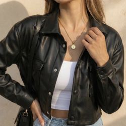 Black Leather Jacket 