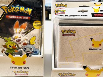 Pokémon First Partner Pack And 25th Anniversary Binder