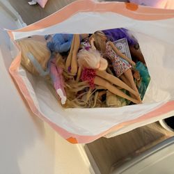 Bag Of Dolls & Accessories