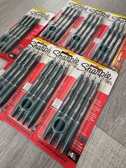 Sharpie S-Gel Pens, Medium Point, Teal Crush, Black Ink, 4 Count