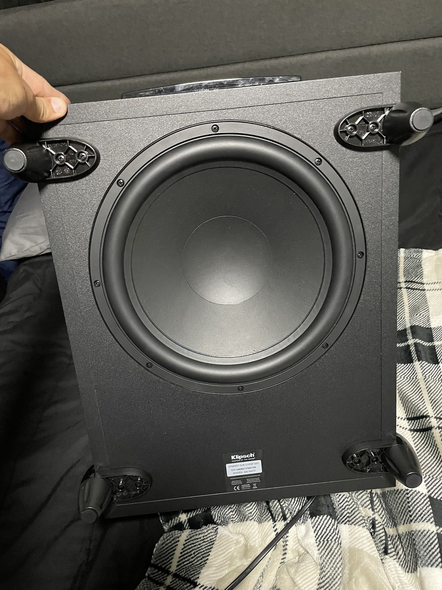 Klipsch Sub 12HG Synergy Series 12 Inch 300 Watt Subwoofer with