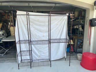 VIPEK  V 7  heavy duty, clothes rack bronze metal rack