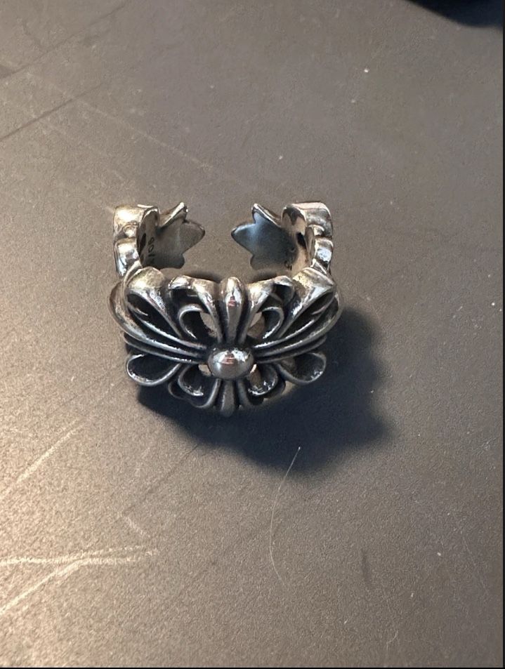 Chrome Hearts Double Floral Ring