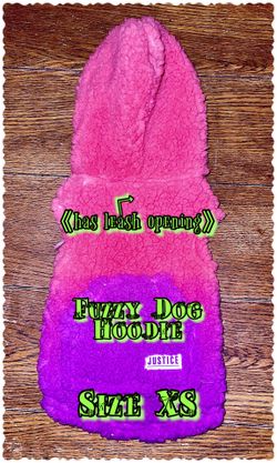 Fuzzy Dog Hoodie