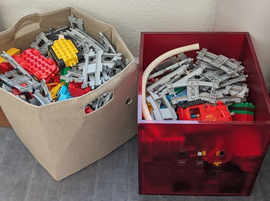 Lego Duplo Train Set And Vehicles