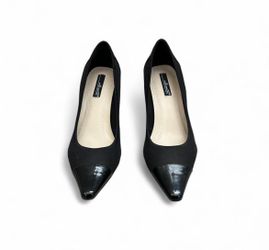 Will Smith women’s size 6.5 kitten, heel black shoes