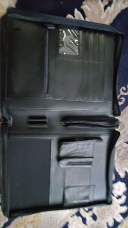 Leather Zipper Folder