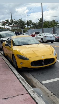 Maserati GranTurismo S 4.7 Yellow Coupe