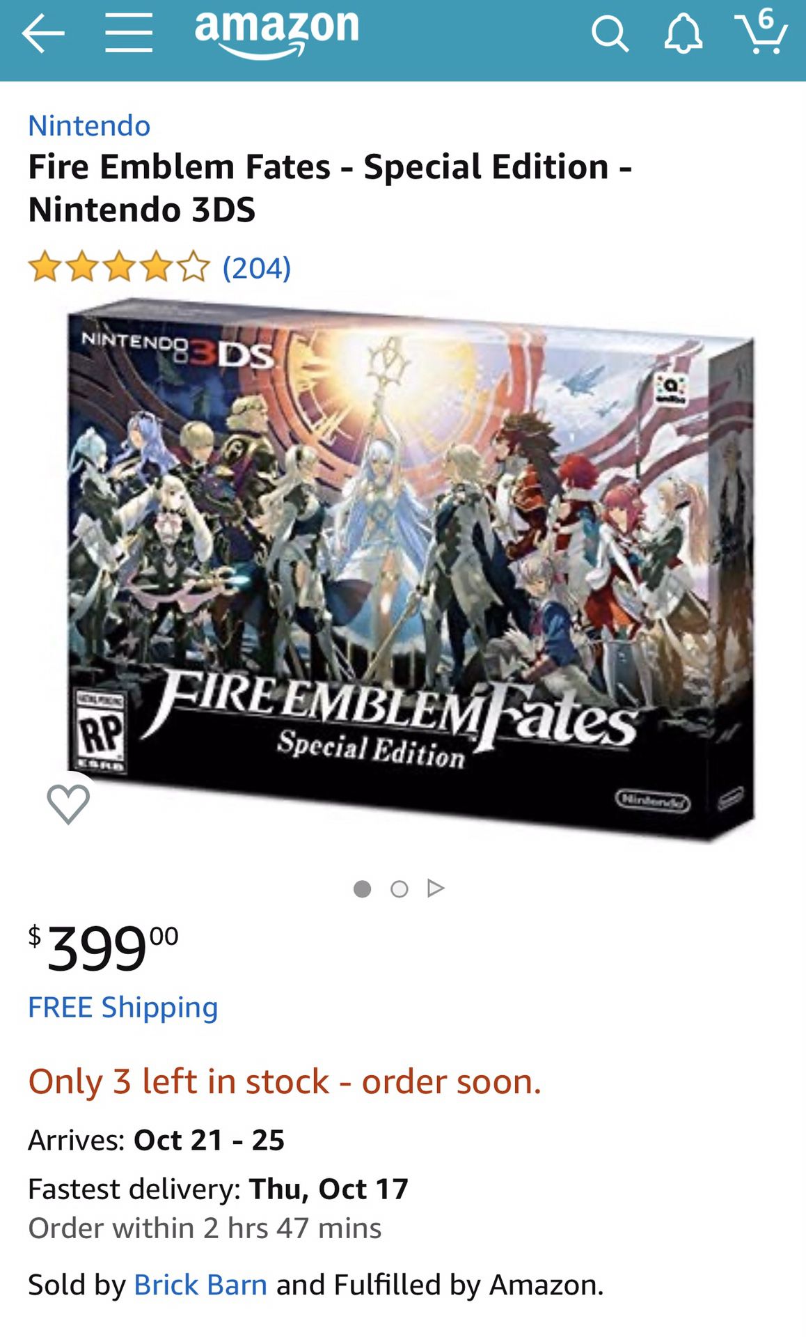 Nintendo 3DS Fire Emblem Fates Limited Edition Collection