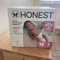 Honest Diapers - Size 1 - 52 Count