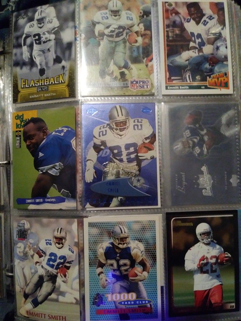 Emmitt Smith Card Collection