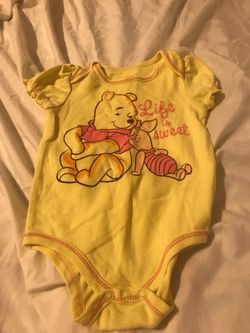 6-9 month old yellow romper