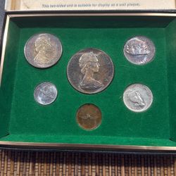 1967 Beautiful Coin Set.  Great Toning.  Wildlife Centennial Coins
