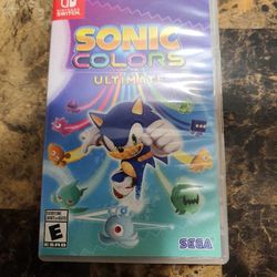 Nintendo Switch Game Sonic Colors Ultimate 