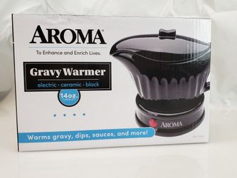 Aroma Gravy Warmer - 14 oz Capacity - Black - New in Box