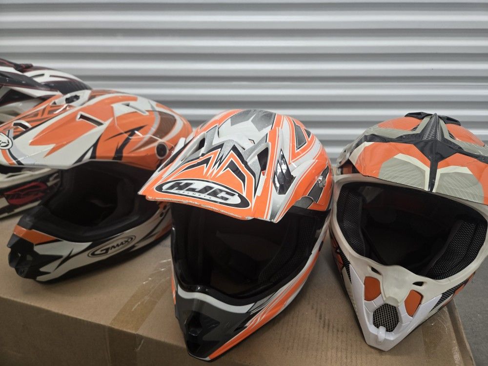 KTM GMAX HJC. OFF ROAD HELMENTS