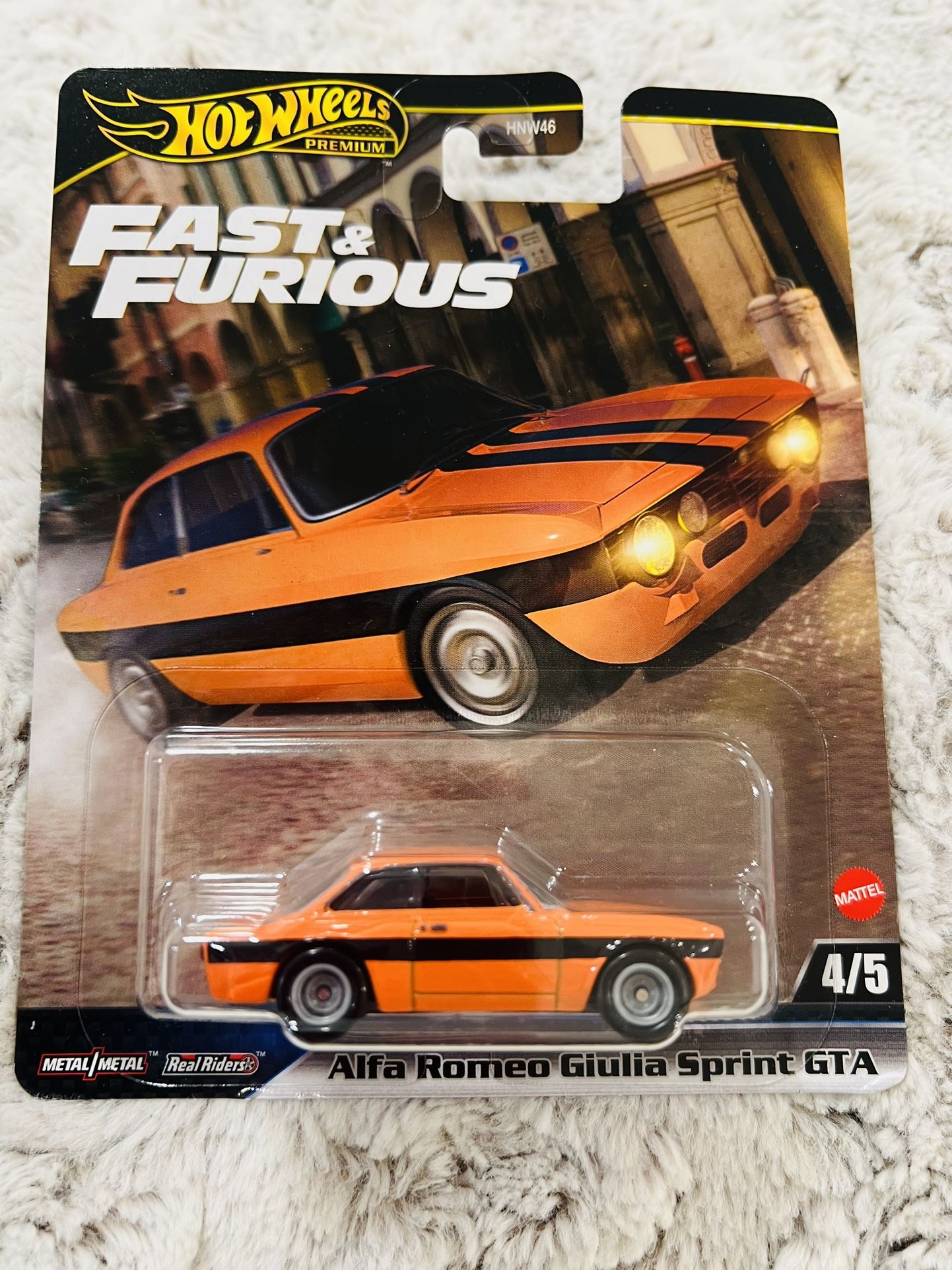 Hot Wheels Premium Fast and Furious Alfa Romeo Giulia Sprint GTA