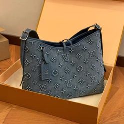 LOUIS VUITTON Carryall SOFT TRUNK Sky Denim PM