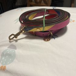 Fancy Dog Leash And Collar (Tory Burch)