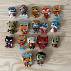 Funko Pop Mini Mix Lot of 17 Small Toys Collection 