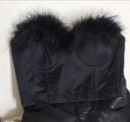 corsette Bustier  and h&m pants