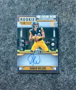 2024 Panini Contenders Optic Football - Roman Wilson - Rookie Ticket  Auto RC