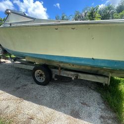 1972 Performer Inboard Boat And Tráiler 24’ As Is Title In Hand